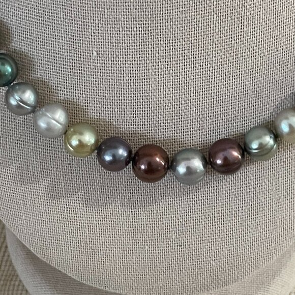 Honora 18.5" Freshwater Fresh Water Pearl Multicolored pearl Necklace - Picture 4 of 11